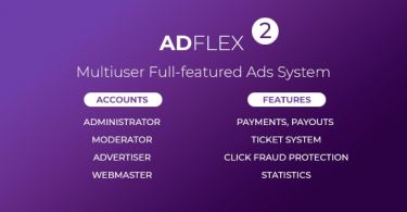 AdFlex – Multi User Full-featured Ads System