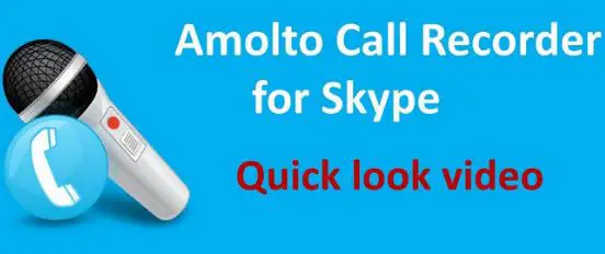 Amolto Call Recorder for Skype 3.26.1 for windows download free