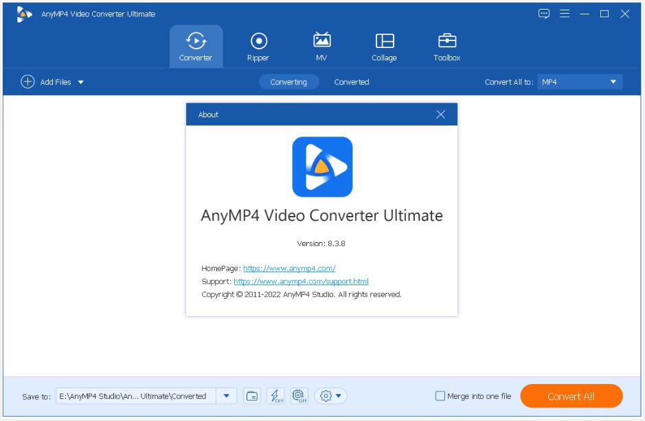 AnyMP4 Video Converter Ultimate v8.3.8 (x64)