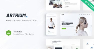 Artrium – Creative Agency & Web Studio WordPress Theme