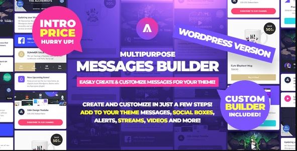 Asgard – Multipurpose Messages and Social Builder Plugin