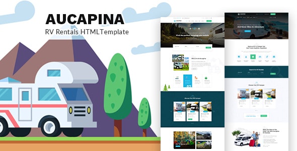 Aucapina - Camping Auto Home HTML Template