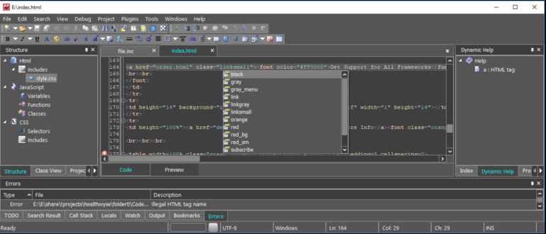 CodeLobster IDE Professional 2.0.1 incl keygen