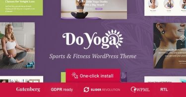 Do Yoga – Fitness Studio & Pilates Club WordPress Theme