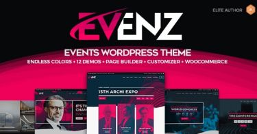 Evenz – Conference and Event WordPress Theme