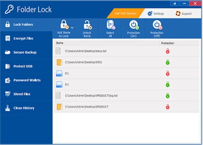 Folder Lock v7.8.8