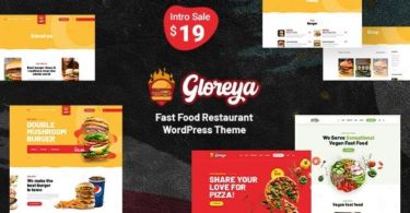 Gloreya – Fast Food Wordpress Theme
