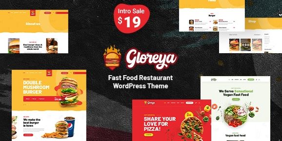 Gloreya – Fast Food WordPress Theme