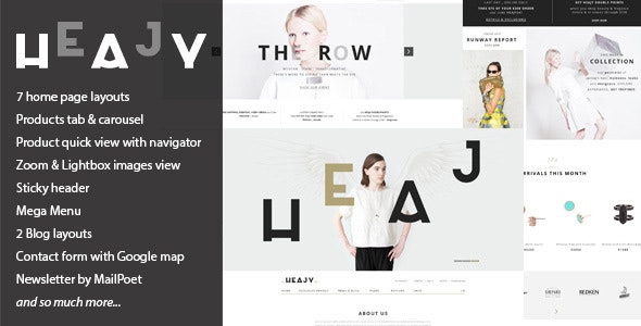 Heajy – Handmade Fashion WordPress Theme
