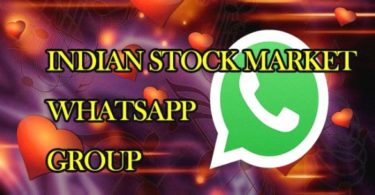 Indian Stock Market WhatsApp Group Links