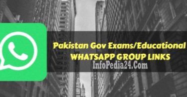 Join Pakistan Gov Exams/Educational WhatsApp Group links