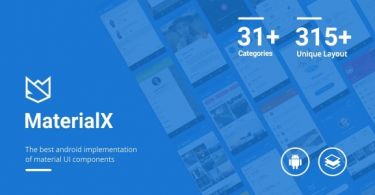 MaterialX – Android Material Design UI Components