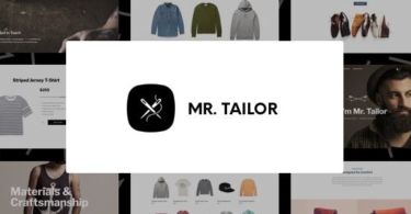 Mr. Tailor Fashion and Clothing Online Store Theme for WooCommerce