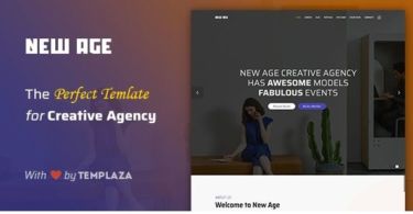 New Age - Creative Agency Joomla Template