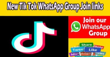 New Tik Tok WhatsApp Group Join links