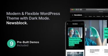 Newsblock – News & Magazine WordPress Theme with Dark Mode