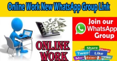 Online Work New WhatsApp Group Link