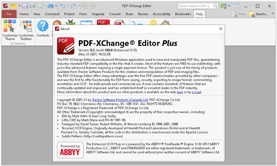 PDF-XChange Editor Plus v9.2.359.0