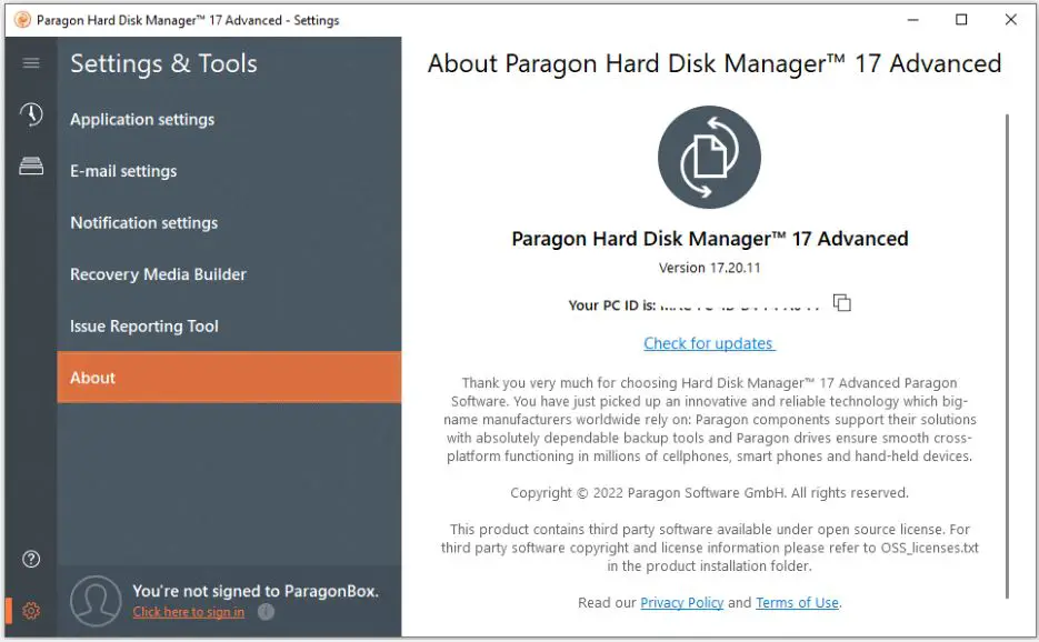 Paragon Hard Disk Manager 17 Advanced + WinPE (x86/x64) v17.20.11