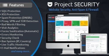 Project SECURITY – Website Security Anti-Spam & Firewall