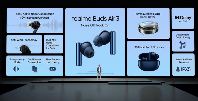 Realme Book Prime and Buds Air 3 debut at MWC 2022