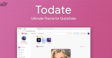 Todate – The Ultimate QuickDate Theme