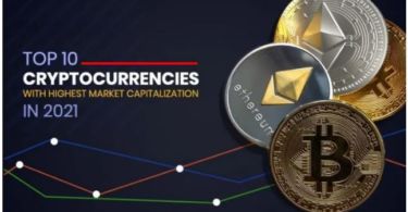 Top 10 cryptocurrencies on the basis of market cap