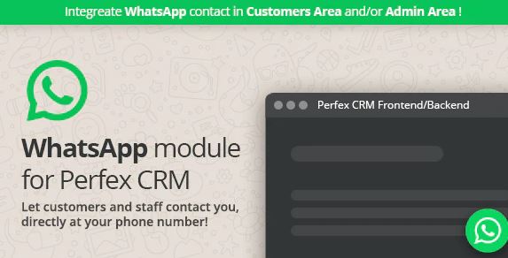 WhatsApp module for Perfex CRM