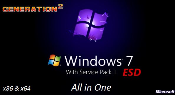 Windows 7 SP1 all in one
