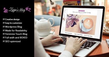 Zarja – Feminine WordPress Blog Theme