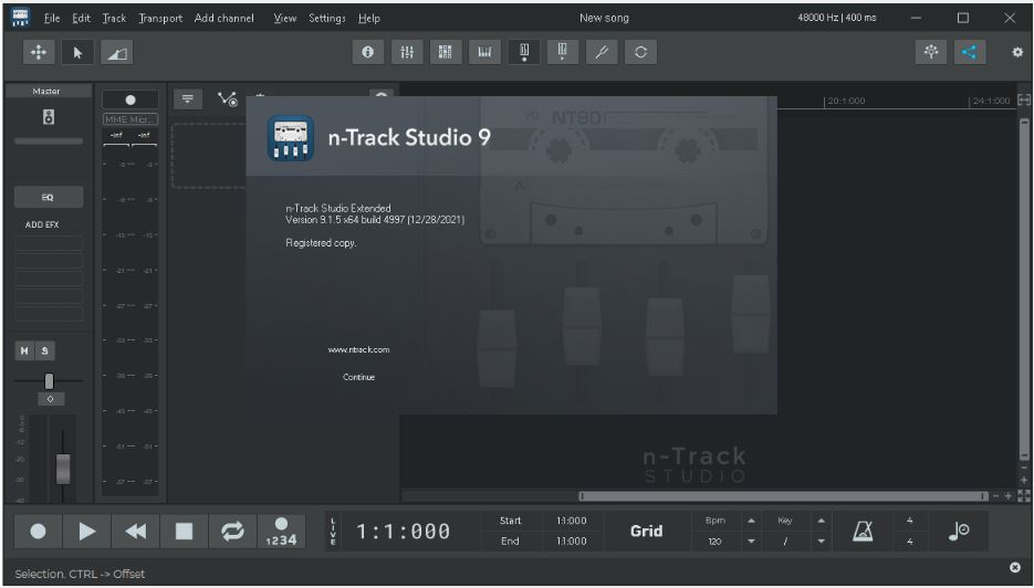 n-Track Studio Suite v9.1.5.4997 Multilingual Portable