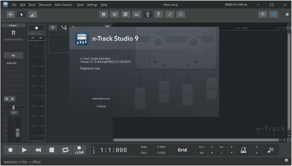 n-Track Studio Suite v9.1.5.5002 Multilingual Portable