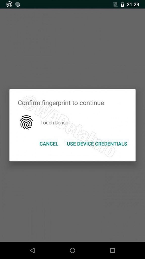 whatsapp-android-fingerprint-authentication